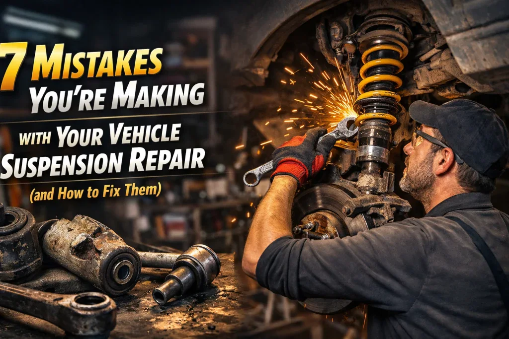 7 Mistakes You're Making with Your Vehicle Suspension Repair and How to Fix Them